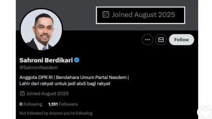 Nasdem Ungkap Fakta di Balik Akun X Sahroni Berdikari, Benarkah Milik Ahmad Sahroni?