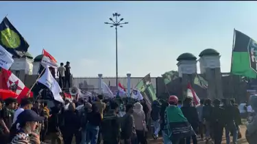 BEM Nusantara hingga HMI Demo ke Gedung DPR