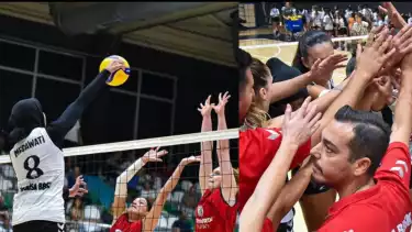 Megawati Hangestri saat debut di Manisa BBSK.