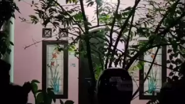 Kondisi rumah H Sahroni di Indramayu, Jawa Barat