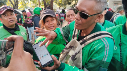 Dituding Setingan Karena Temui Gibran, Pengemudi Ojol: Kita Bukan Ojol Setingan!