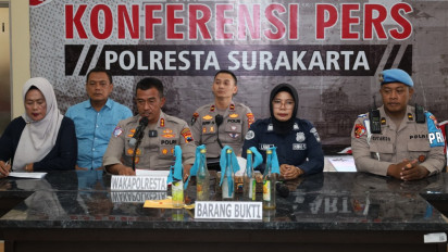 Polresta Surakarta Amankan Tiga Anak yang Bawa Bom Molotov saat Unjuk Rasa