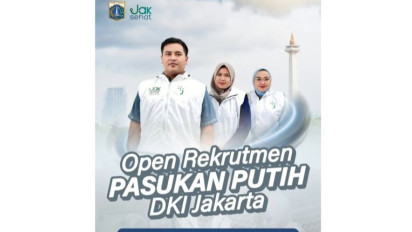 Pemprov Jakarta Buka Rekrutmen "Pasukan Putih", Begini Cara Daftarnya