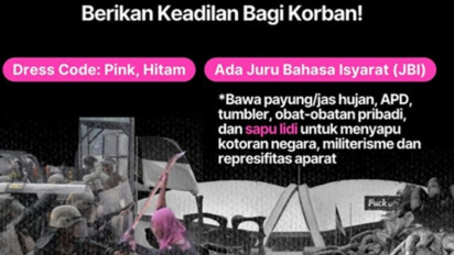 Demo 3 September 2025: Aliansi Perempuan Indonesia Gelar Aksi Hari Ini, Pakai Baju Pink hingga Bawa Sapu Lidi