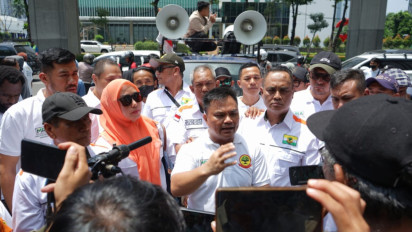 Partai Berkarya Gelar Aksi Unjuk Rasa, Tuntut Menteri Hukum Sahkan Hasil Munas