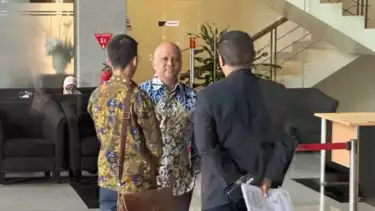 Ilham Habibie di gedung KPK, Rabu (3/9/2025)