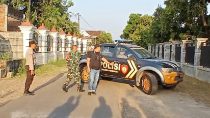 Isu Penjarahan, Rumah Orang Tua Eko Patrio di Nganjuk Dijaga Ketat Aparat dan Warga