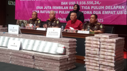 Kejati Sumut Terima Uang Pengganti Rp105 Miliar dan USD 2,9 Juta dari Terpidana Kasus Pembalakkan Liar Adelin Lis