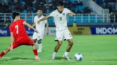 Timnas Indonesia melawan Laos dalam laga pembuka Grup J Kualifikasi Piala Asia U-23 2026, Rabu (3/9).