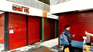 Suasana pertokoan usai pedagang angkat kaki dari district Blok M, Jakarta Selatan, Kamis (4/9/2025).