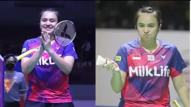 Atlet bulutangkis cantik, Melati Daeva Oktavianti.