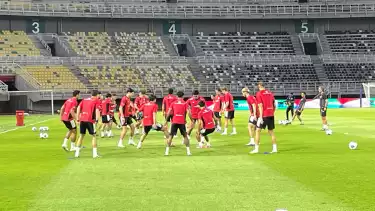 Momen Miliano Jonathans Antusias Ikuti Latihan Timnas Indonesia Jelang Bersua Taiwan