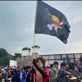 Peserta Aksi Damai di Gedung DPR Ungkap Alasan Cosplay Pakai Kostum Luffy One Piece