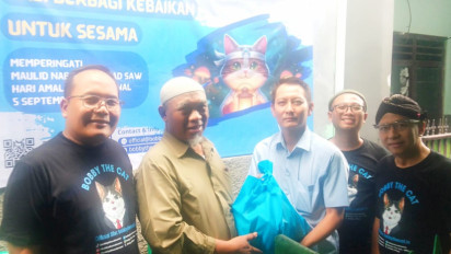 Memperingati Hari Amal Internasional, Bobby The Cat ($BTc) Gelar Aksi Berbagi di Jakarta