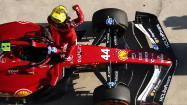 Lewis Hamilton di Ferrari