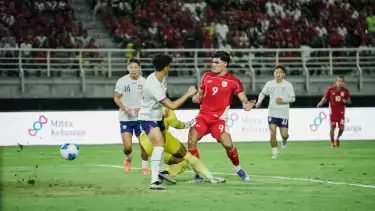 Ramadhan Sananta cetak gol