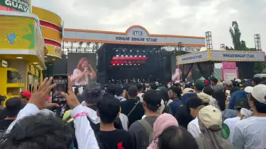 Suasana Pestapora 2025, Sabtu (6/9/2025)