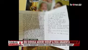 Surat wasiat Ibu diduga bunuh diri di Bandung