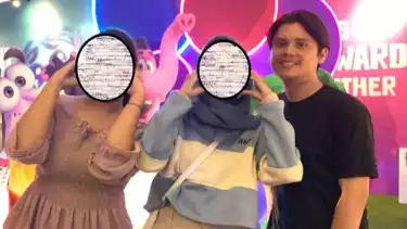 Alvi Maulana (kanan) pelaku mutilasi mahasiswi Trunojoyo Madura bernama Tiara Angelina Saraswati (tengah)