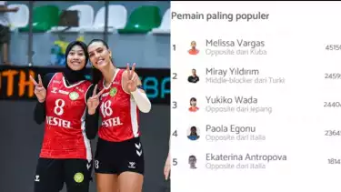 Megawati Hangestri tak lagi jadi pevoli putri terpopuler dunia