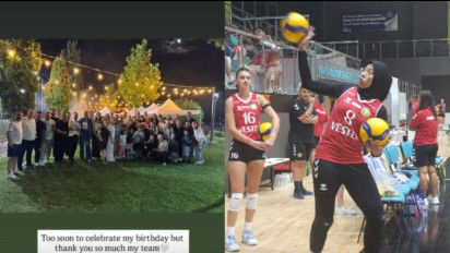 Padahal Masih Dua Minggu Lagi, Pemain Manisa BBSK Kok Buru-buru Rayakan Ulang Tahun Megawati Hangestri? Ternyata...