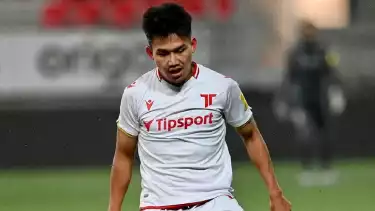 Mantan pemain Timnas Indonesia, Witan Sulaeman saat main di AS Trencin