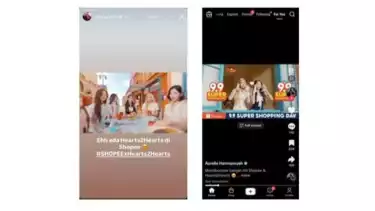 Raffi Ahmad Hingga Aurel Hermansyah Ikut Membagikan Keseruan Iklan Shopee 9.9 Super Shopping Day Bersama Hearts2Hearts