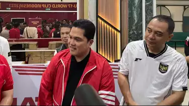Ketua Umum PSSI, Erick Thohir bicara soal Timnas Indonesia