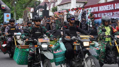 Patroli Gabungan Simpatik Kodam Bukit Barisan Bawa Misi Sosial untuk Warga Medan