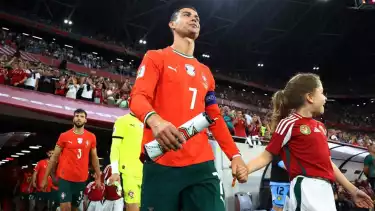Cristiano Ronaldo bersama timnas Portugal