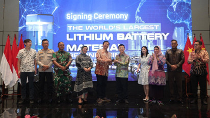 Investasi Rp1,5 Triliun, Raksasa LFP Global bakal Bangun Pusat Rantai Pasok Baterai EV di KEK Batang