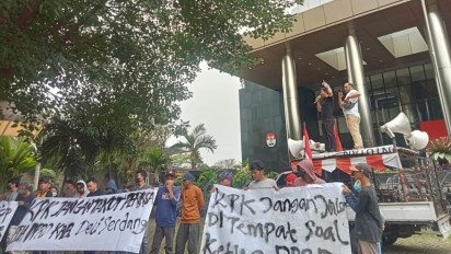 Gelar Aksi, KPK Didesak Periksa Sejumlah Pihak yang Terlibat Dugaan Korupsi Kasus Sosper di Deli Serdang