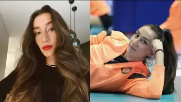 7 Potret Hande Baladin, Atlet voli cantik dan berprestasi asal Turki.