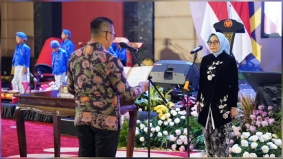 Pengukuhan Bunda Literasi Periode 2025-2030, Wali Kota Batu: Gerakan Literasi Inklusif Hingga Tingkat Desa