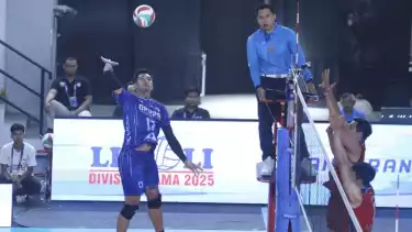 Pemain DPUPR Alib Grobogan vs LavAni di Livoli Divisi Utama 2025