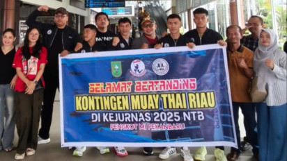 Atlet Muaythai Pekanbaru Siap Berlaga di Kejurnas NTB, Target Bawa Pulang Emas