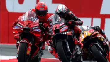 Marc Marquez Berduel Dengan Marco Bezzecchi dan Pedro Acosta