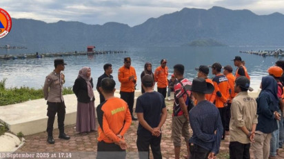 Pemerintah Kabupaten Agam Lanjutkan Pencarian Nelayan yang Hilang di Danau Maninjau