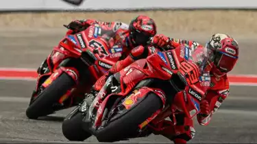 Francesco Bagnaia dan Marc Marquez