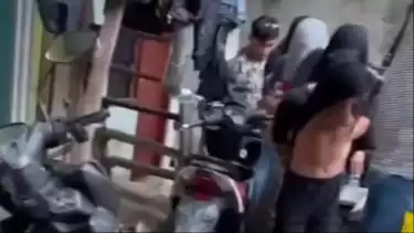 Para Pelaku Curanmor di Jaktim Saat Diamankan Polisi