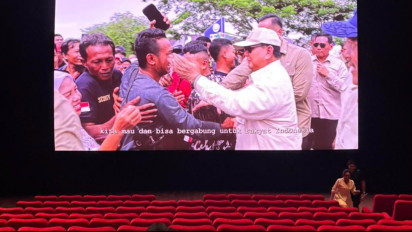 Niat Mau Nonton Film, Warga Dibuat Heran Lihat Iklan Prabowo di Layar Bioskop: Jujur Jadi Omongan