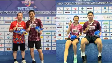 Hendra Setiawan borong gelar di BWF World Senior Championships 2025