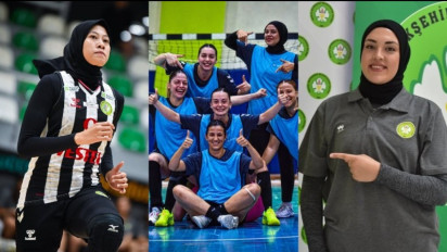 Fenomena Langka di Tanah Eropa! Atlet Turki Ramai-ramai Pakai Hijab Setelah Manisa BBSK Datangkan Megawati Hangestri, Begini Faktanya