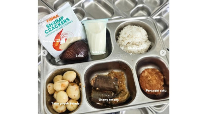 Ingin Lihat Makanan Rutin MBG? Dapur Ini Rajin Bagikan Info Menu Makan Lewat Medsos