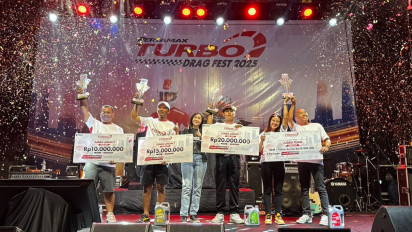 Semarak Pertamax Turbo Drag Fest 2025 Putaran III, Pembalap DIY dan Tangerang Kuasai Podium