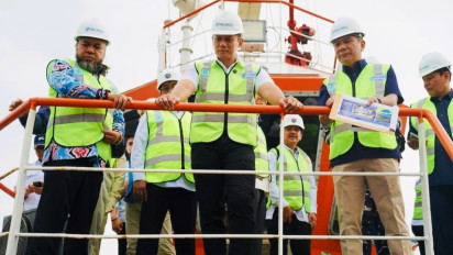 AHY Tinjau Progres Pelaksanaan Inpres di Pelabuhan Pulau Baai Bengkulu, Begini Kondisi Alur Pelayaran Terkini