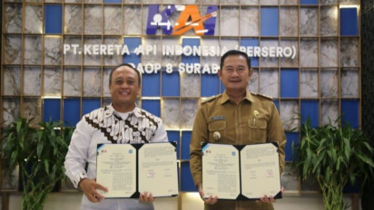 Daop 8 Surabaya dan Pemkab Lamongan MoU Penataan Kawasan Jalur Kereta