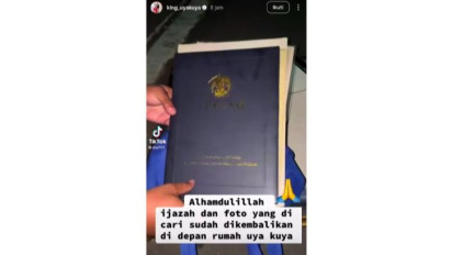 Sempat Hilang karena Dijarah, Ijazah Uya Kuya Akhirnya Kembali