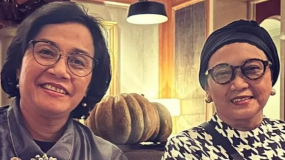 Sama-sama Tak Jadi Menteri Lagi, Sri Mulyani dan Retno Marsudi Saling Umbar Kebahagiaan, Mantan Menkeu sampai Curhat