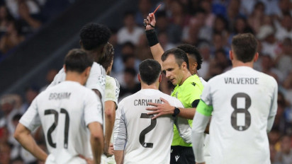 Kontroversi di Laga Real Madrid Vs Marseille, Suporter Diminta Buang Bendera Palestina oleh Sekuriti Santiago Bernabeu